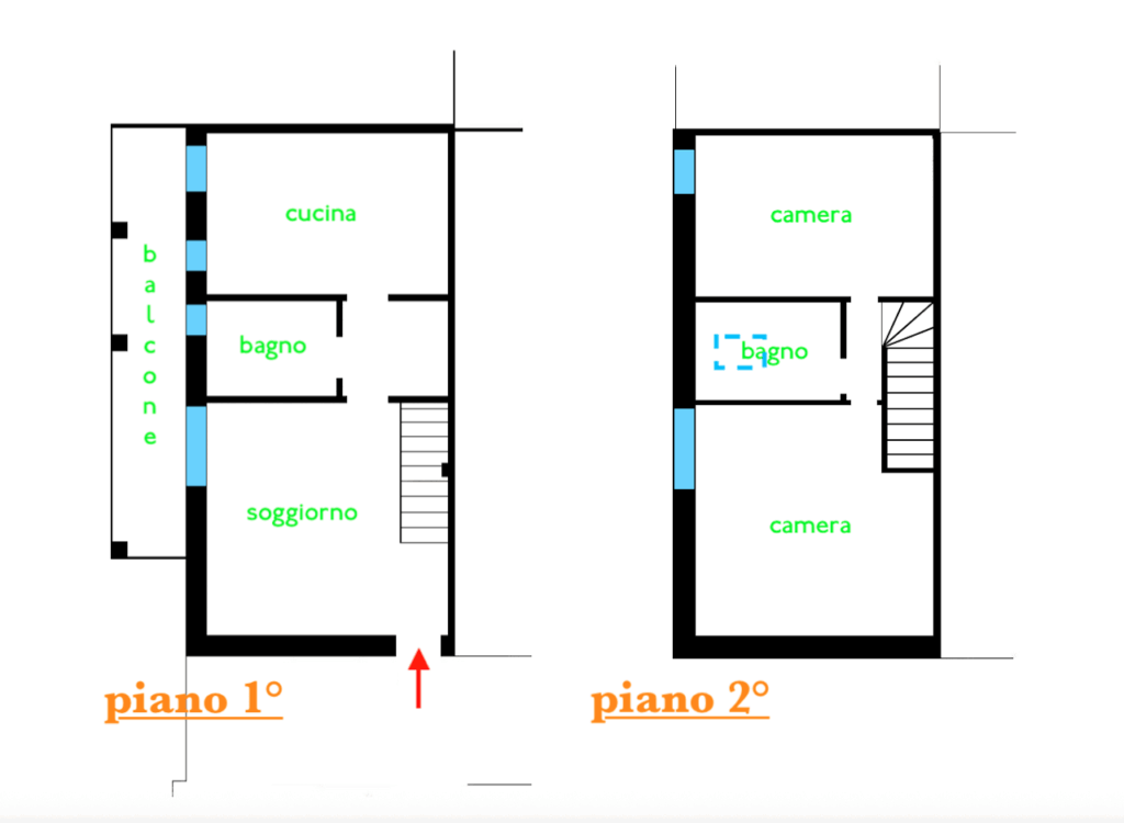 planimetria 2 piani